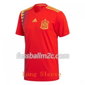 Fußballtrikots Spanien Heim Trikotsatz WM 2018 Langarm